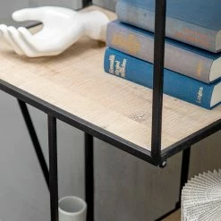 Red Living Regal Cap Cana II - Echtholzfurnier / Metall - Spießtanne / Schwarz 17 Red Living Regal Cap Cana II - Echtholzfurnier / Metall - Spießtanne / Schwarz -BÜROMÖBEL Verkaufsgeschäft 1000259773 210720 15345700010 DETAILS P000000001000259773