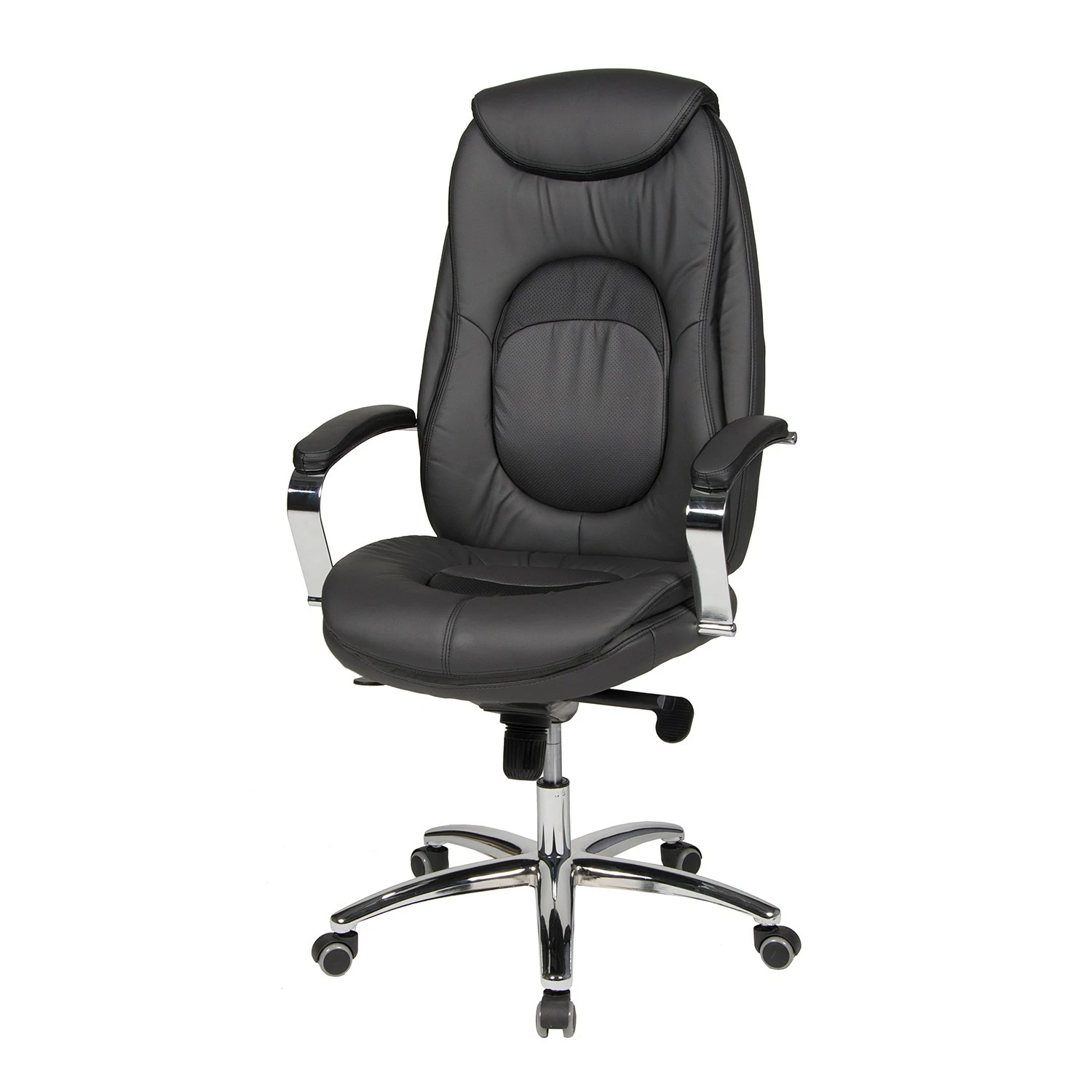 Duo Collection Bürostuhl Mattes XXL - Kunstleder / Metall - Anthrazit / Chrom 3 Duo Collection Bürostuhl Mattes XXL - Kunstleder / Metall - Anthrazit / Chrom