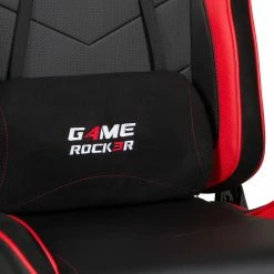 Duo Collection Gamingchair Game-Rocker G-30 XXL - Kunstleder & Microfaser / Nylon - Rot / Schwarz -BÜROMÖBEL Verkaufsgeschäft 1000261348 210423 14050800062 DETAILS P000000001000261348