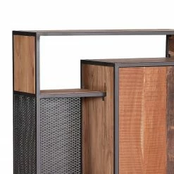 Red Living Sideboard Fyfield - Akazie massiv / Metall - Akazie / Grau -BÜROMÖBEL Verkaufsgeschäft 1000261447 210430 12002300117 DETAILS P000000001000261447