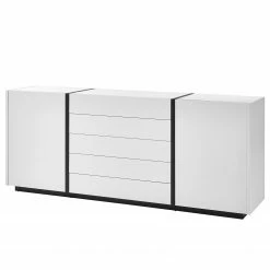 Loftscape Sideboard Muuga I - Weiß / Grau