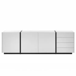 Loftscape Sideboard Muuga II - Weiß / Grau -BÜROMÖBEL Verkaufsgeschäft 1000261768 210422 07563200063 DETAILS P000000001000261768