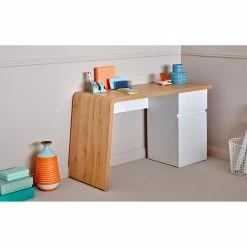 Jahnke Schreibtisch CULTURE C 131 - Kerneiche Dekor / Weiß -BÜROMÖBEL Verkaufsgeschäft 1000261792 210426 09085100022 MOOD DETAILS P000000001000261792 mood