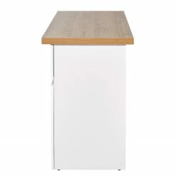 Jahnke Schreibtisch CULTURE C 131 - Kerneiche Dekor / Weiß -BÜROMÖBEL Verkaufsgeschäft 1000261792 210426 09085400025 DETAILS P000000001000261792