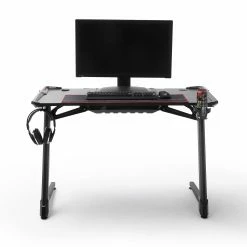 DXRacer Gaming Desk Master LED - Carbonoptik / Schwarz -BÜROMÖBEL Verkaufsgeschäft 1000264455 210521 07362500017 DETAILS P000000001000264455