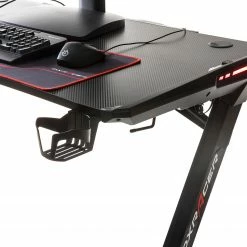 DXRacer Gaming Desk Master LED - Carbonoptik / Schwarz -BÜROMÖBEL Verkaufsgeschäft 1000264455 210521 07362500018 DETAILS P000000001000264455