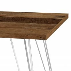 Furnitive Schreibtisch Unieux - Altholz Dekor - Breite: 160 cm - Weiß -BÜROMÖBEL Verkaufsgeschäft 1000265572 210520 14004100512 DETAILS P000000001000265572