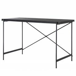 Mørteens Schreibtisch Migne - Eiche Schwarz - Schwarz