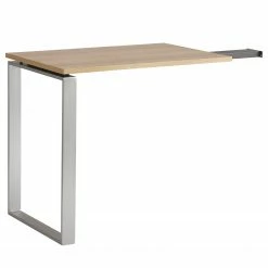 Maja Möbel Schreibtisch-Ansatz YOLO - Eiche Dekor / Chrom