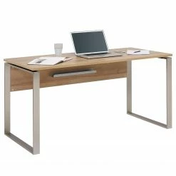 Maja Möbel Schreibtisch YOLO - Breite: 150 cm - Vernickelt -BÜROMÖBEL Verkaufsgeschäft 1000268995 210610 16245000048 DETAILS P000000001000268995