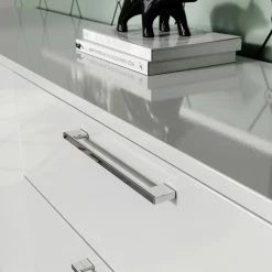 Germania Kommode Sunnyvale - Hochglanz Weiß / Matt Weiß -BÜROMÖBEL Verkaufsgeschäft 1000270199 210526 06260800018 DETAILS P000000001000270199