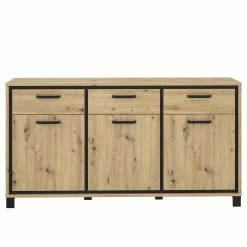 Red Living Sideboard Egan II - Eiche Artisan Dekor / Eiche Schwarz Dekor -BÜROMÖBEL Verkaufsgeschäft 1000270221 210609 06154100076 DETAILS P000000001000270221