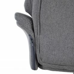 Furnitive Massagebürostuhl Barking - (mit Massagefunktion) - Flachgewebe / Metall - Grau / Schwarz -BÜROMÖBEL Verkaufsgeschäft 1000272622 220609 055 DETAILS P000000001000272622