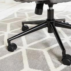 Furnitive Massagebürostuhl Barking - (mit Massagefunktion) - Flachgewebe / Metall - Grau / Schwarz -BÜROMÖBEL Verkaufsgeschäft 1000272622 220628 034 DETAILS P000000001000272622