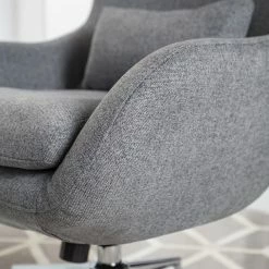 Furnitive Massagebürostuhl Barnard - (mit Massagefunktion) - Webstoff / Metall - Hellgrau / Chrom -BÜROMÖBEL Verkaufsgeschäft 1000272624 220629 022 MOOD DETAILS P000000001000272624 mood