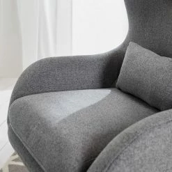 Furnitive Massagebürostuhl Barnard - (mit Massagefunktion) - Webstoff / Metall - Hellgrau / Chrom -BÜROMÖBEL Verkaufsgeschäft 1000272624 220629 023 MOOD DETAILS P000000001000272624 mood