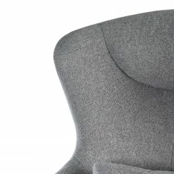 Furnitive Massagebürostuhl Barnard - (mit Massagefunktion) - Webstoff / Metall - Hellgrau / Chrom -BÜROMÖBEL Verkaufsgeschäft 1000272624 220629 080 DETAILS P000000001000272624