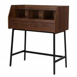 Loftscape Sekretär Noora - Walnuss / Schwarz