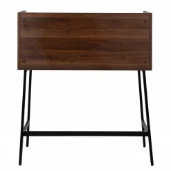 Loftscape Sekretär Noora - Walnuss / Schwarz -BÜROMÖBEL Verkaufsgeschäft 1000272893 220331 060 DETAILS P000000001000272893