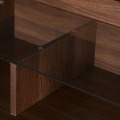 Loftscape Sekretär Noora - Walnuss / Schwarz -BÜROMÖBEL Verkaufsgeschäft 1000272893 220331 072 DETAILS P000000001000272893