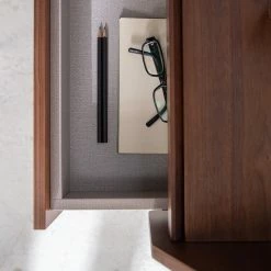 Loftscape Sekretär Noora - Walnuss / Schwarz -BÜROMÖBEL Verkaufsgeschäft 1000272893 220530 050 DETAILS P000000001000272893