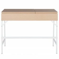 Loftscape Schreibtisch Neutra - (höhenverstellbar) - Eiche Dekor / Matt Weiß -BÜROMÖBEL Verkaufsgeschäft 1000272894 220329 036 DETAILS P000000001000272894