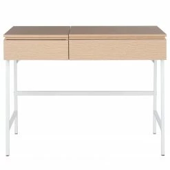 Loftscape Schreibtisch Neutra - (höhenverstellbar) - Eiche Dekor / Matt Weiß -BÜROMÖBEL Verkaufsgeschäft 1000272894 220329 037 DETAILS P000000001000272894