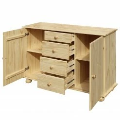 Naturoo Sideboard Bekasi I - Kiefer massiv -BÜROMÖBEL Verkaufsgeschäft 1000273450 210615 13505500001 DETAILS P000000001000273450