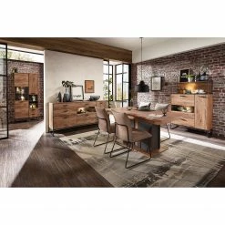 Red Living Sideboard Meevoo II - Eiche Rustikal Dekor / Graphit -BÜROMÖBEL Verkaufsgeschäft 1000273888 211022 131557000021 MOOD DETAILS P000000001000273888 mood