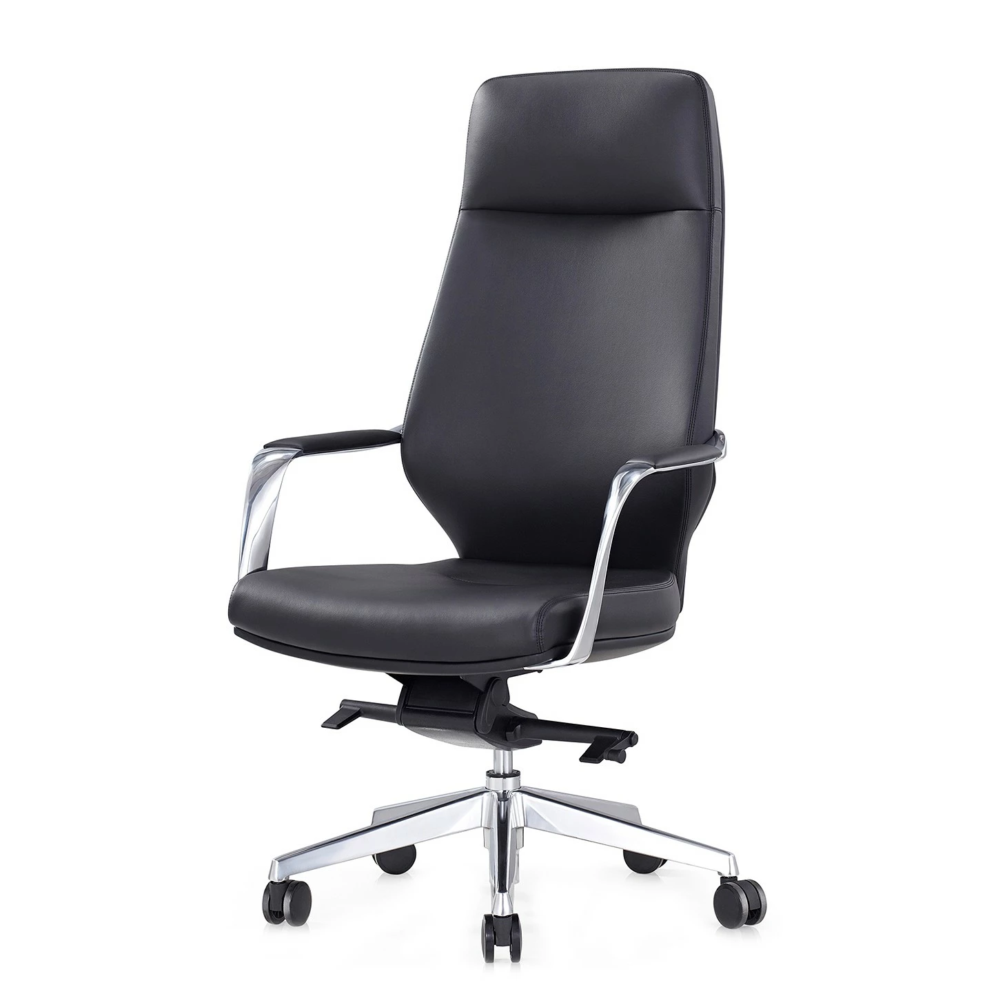 Loftscape Bürostuhl Maia - Kunstleder / Aluminium - Schwarz / Silber 3 Loftscape Bürostuhl Maia - Kunstleder / Aluminium - Schwarz / Silber