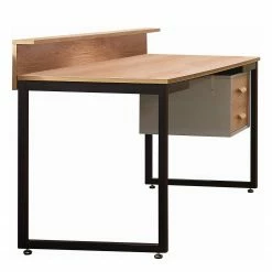 Ars manufacti Schreibtisch Yale - Akazie Dekor / Schwarz -BÜROMÖBEL Verkaufsgeschäft 1000275403 210624 11464700054 DETAILS P000000001000275403