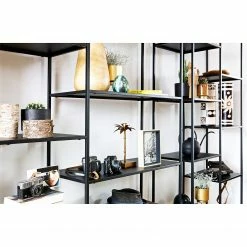 Red Living Regal Jurby I - Metall - Schwarz -BÜROMÖBEL Verkaufsgeschäft 1000275625 210630 12465300095 DETAILS P000000001000275625