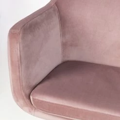 Mørteens Bürodrehstuhl Nicholas IV - Samt / Eisen - Altrosa / Weiß -BÜROMÖBEL Verkaufsgeschäft 1000276826 220909 060 DETAILS P000000001000276826