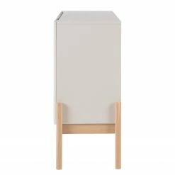 Studio Copenhagen Highboard Cooby - Muschelweiß / Eiche Hell -BÜROMÖBEL Verkaufsgeschäft 1000276945 220713 040 DETAILS P000000001000276945