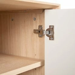 Studio Copenhagen Sideboard Maayka I - Eiche teilmassiv - Mushroom Creme / Eiche Hell -BÜROMÖBEL Verkaufsgeschäft 1000277378 220803 036 DETAILS P000000001000277378