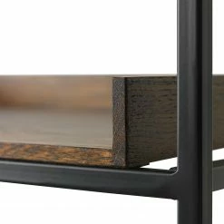 Red Living Regal Ratho - Echtholzfurnier / Metall - Raucheiche / Schwarz -BÜROMÖBEL Verkaufsgeschäft 1000277645 210706 14081600107 DETAILS P000000001000277645