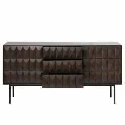 Red Living Sideboard Limes - Eiche massiv / Metall - Eiche Dunkel / Schwarz -BÜROMÖBEL Verkaufsgeschäft 1000277648 210706 14081800132 DETAILS P000000001000277648