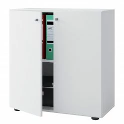 VCM Kommode Lona - Weiß - Höhe: 74 cm