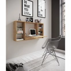 VCM Wandschreibtisch Teala - Asteiche Dekor -BÜROMÖBEL Verkaufsgeschäft 1000277775 210716 14052700049 MOOD DETAILS P000000001000277775 mood