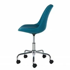 Mørteens Bürodrehstuhl Aledas - Webstoff Cors: Petrol - Chrom glänzend -BÜROMÖBEL Verkaufsgeschäft 1000277859 220505 032 DETAILS P000000001000277859
