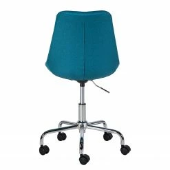 Mørteens Bürodrehstuhl Aledas - Webstoff Cors: Petrol - Chrom glänzend -BÜROMÖBEL Verkaufsgeschäft 1000277859 220505 033 DETAILS P000000001000277859