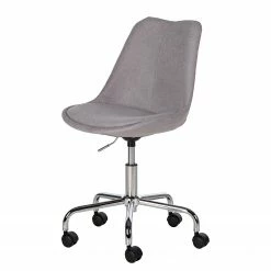 Mørteens Bürodrehstuhl Aledas II - Hellgrau - Chrom glänzend