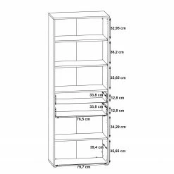 Fredriks Aktenschrank Kendrick VI - Weiß / Grau -BÜROMÖBEL Verkaufsgeschäft 1000280681 210813 08154700176 SKETCH DETAILS P000000001000280681 sketch