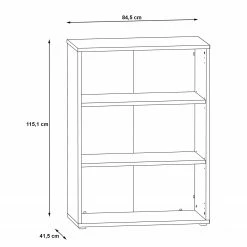 Fredriks Regal Kendrick - Weiß / Grau -BÜROMÖBEL Verkaufsgeschäft 1000280692 210813 08155200262 SKETCH DETAILS P000000001000280692 sketch