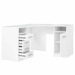 Fredriks Eckschreibtisch Nita - Weiß -BÜROMÖBEL Verkaufsgeschäft 1000280704 210813 08155600341 DETAILS P000000001000280704