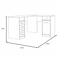 Fredriks Eckschreibtisch Nita - Weiß -BÜROMÖBEL Verkaufsgeschäft 1000280704 210813 08155700344 SKETCH DETAILS P000000001000280704 sketch