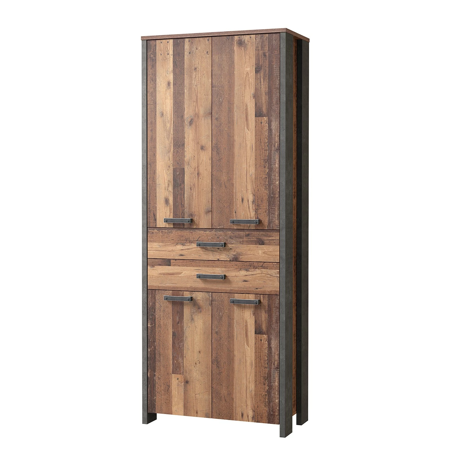 Red Living Aktenschrank Clifford - Altholz Dekor / Dunkelgrau 3 Red Living Aktenschrank Clifford - Altholz Dekor / Dunkelgrau