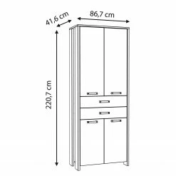 Red Living Aktenschrank Clifford - Altholz Dekor / Dunkelgrau 16 Red Living Aktenschrank Clifford - Altholz Dekor / Dunkelgrau -BÜROMÖBEL Verkaufsgeschäft 1000280706 210813 08155800362 SKETCH DETAILS P000000001000280706 sketch