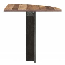 Red Living Schreibtisch-Ansatz Clifford - Altholz Dekor / Dunkelgrau -BÜROMÖBEL Verkaufsgeschäft 1000280714 210813 08160000410 DETAILS P000000001000280714