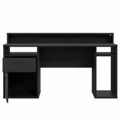 Fredriks Schreibtisch Trent III - Matt Schwarz - Mit Beleuchtung -BÜROMÖBEL Verkaufsgeschäft 1000280716 210813 08160100427 DETAILS P000000001000280716